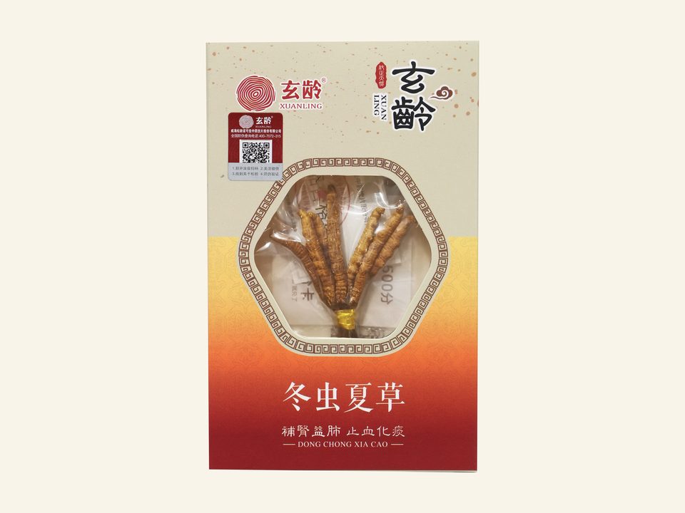 冬虫夏草（净）（二等）纸盒3g网站底色产品图