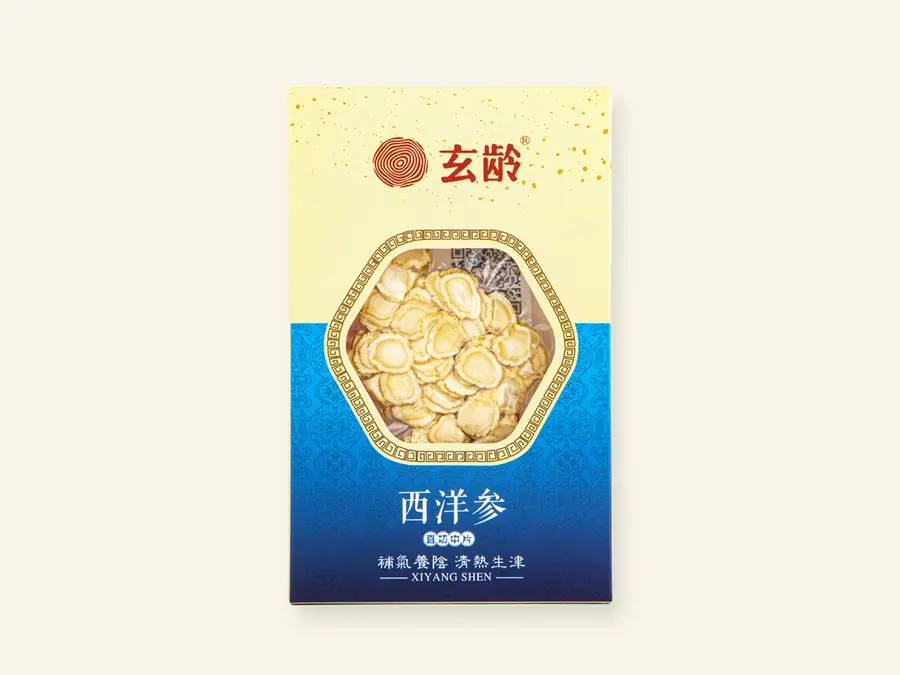 西洋参（薄片）（10g 特等直切）盒装10g网站底色产品图
